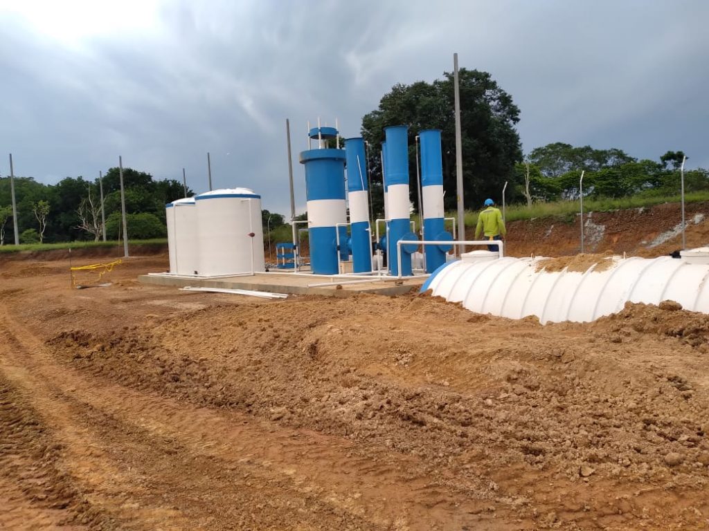 Insufibras proyecto Tanques en Fibra de Vidrio